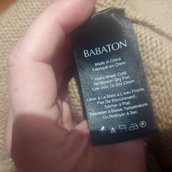 [SOLD] Babaton Thackeray Sweater Cardigan Coatigan Constant Camel - Picture 11 of 16